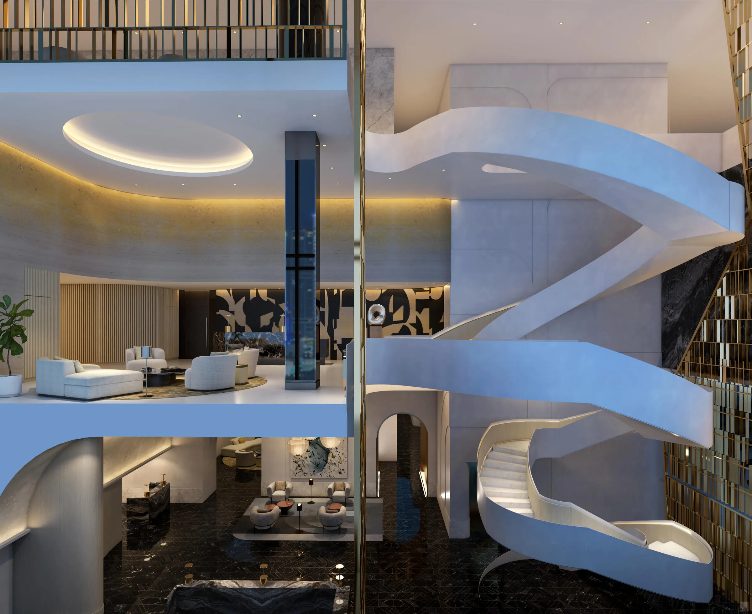 Waldorf Astoria Residences Wide View